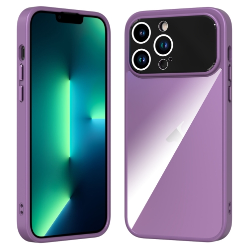 

For iPhone 13 Pro Large Window Acrylic + TPU Phone Case(Night Purple)