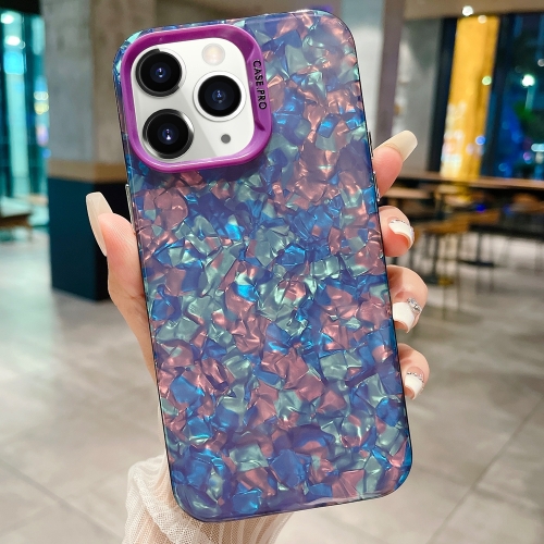 

For iPhone 11 Pro Max IMD Shell Texture TPU + Acrylic Phone Case(Purple)