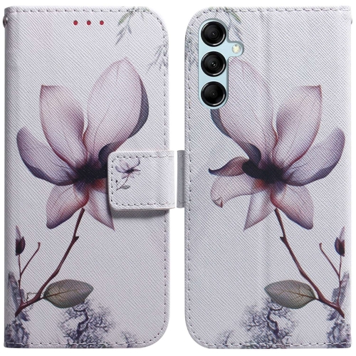 

For Samsung Galaxy M54 Coloured Drawing Flip Leather Phone Case(Magnolia)