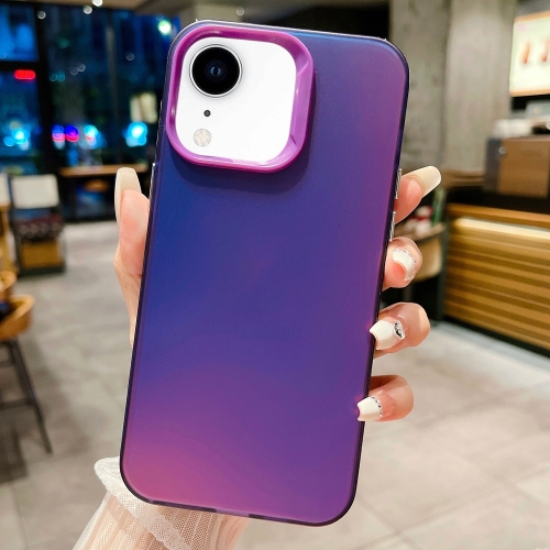 

For iPhone XR IMD Colorful Gradient PC + Acrylic Phone Case(Purple)