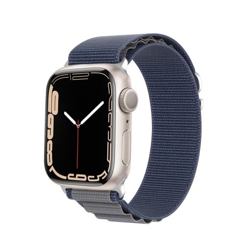 

For Apple Watch 42mm DUX DUCIS GS Series Nylon Loop Watch Band(Blue)