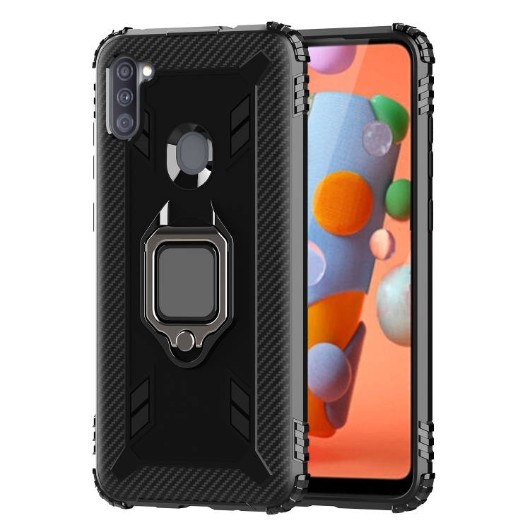 For Samsung Galaxy A11 (US Version) Carbon Fiber Protective Case - Main Image