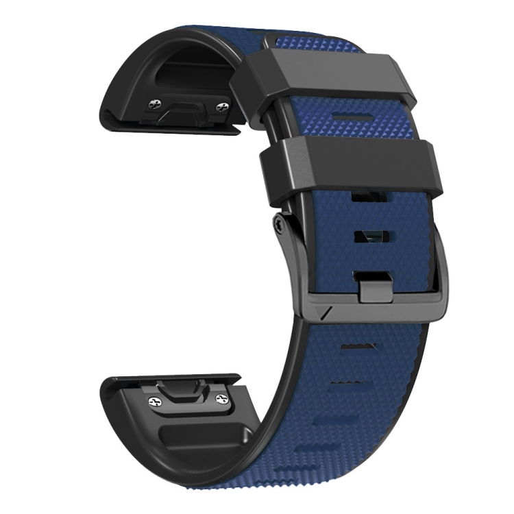 For Garmin Fenix Pro 22mm Screw Buckle Diamond Texture Two Color