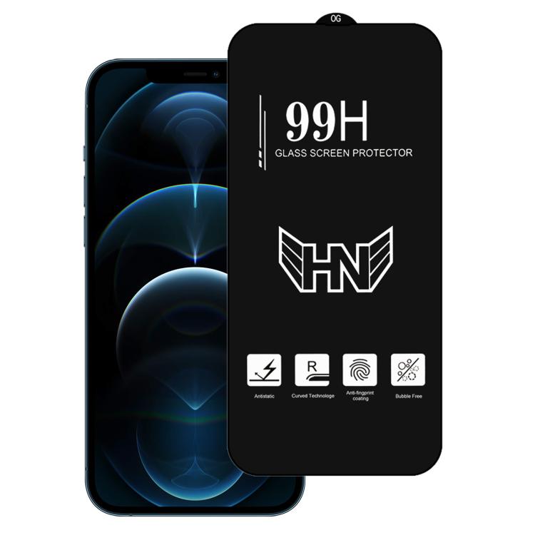 For iPhone 12 Pro Max High Aluminum Large Arc Full Screen Tempered Glass Film