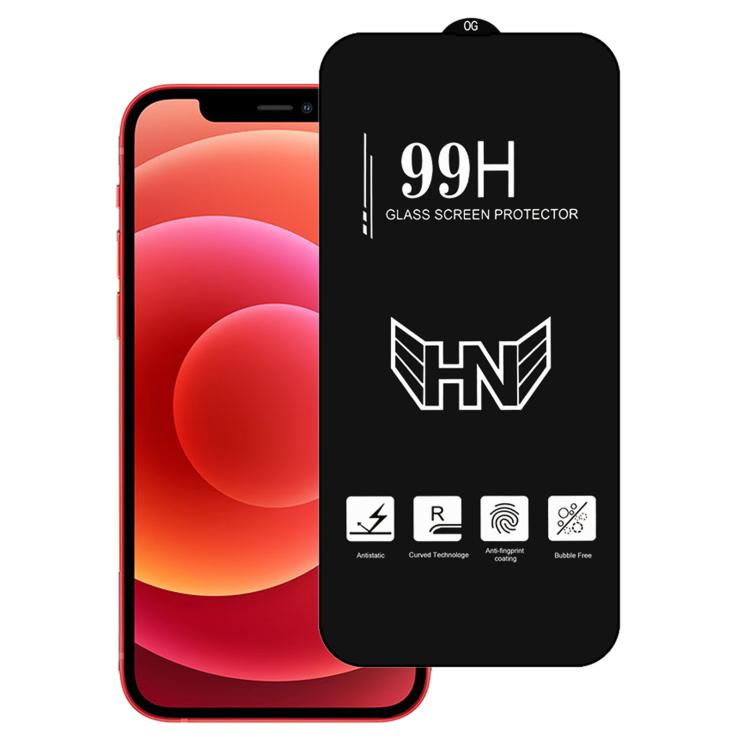 For iPhone 12 mini High Aluminum Large Arc Full Screen Tempered Glass Film