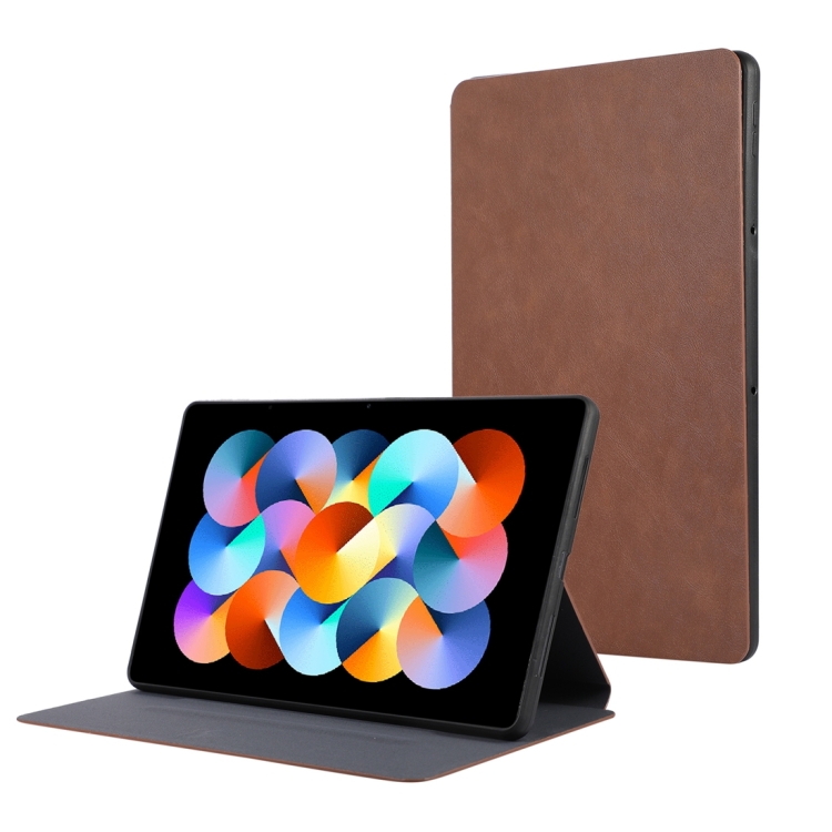 

For Xiaomi Redmi Pad 10.6 TPU Flip Tablet Protective Leather Case(Brown)