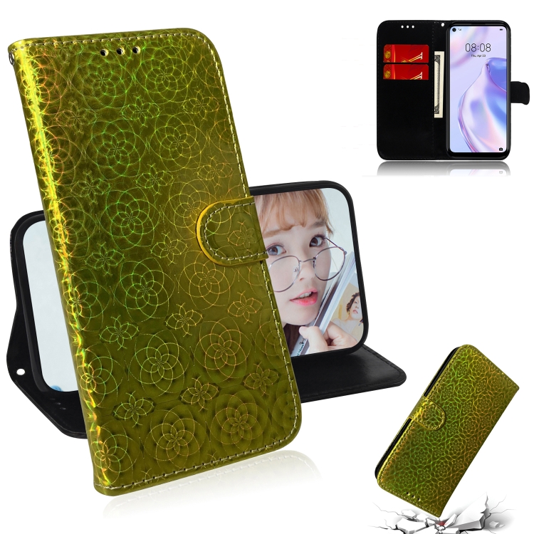 For Huawei P40 lite 5G Solid Color Colorful Magnetic Buckle