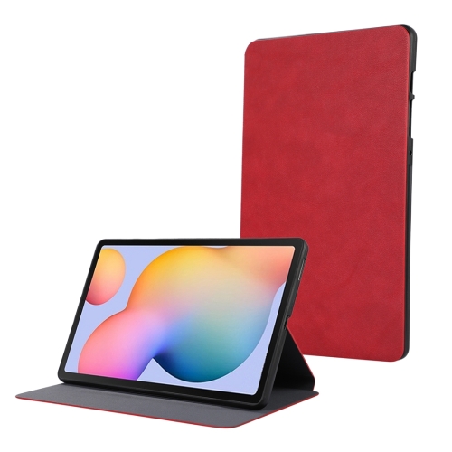 

For Samsung Galaxy Tab S6 Lite P610 TPU Flip Tablet Protective Leather Case(Red)