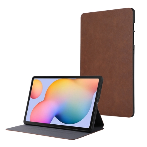 

For Samsung Galaxy Tab S6 Lite P610 TPU Flip Tablet Protective Leather Case(Brown)