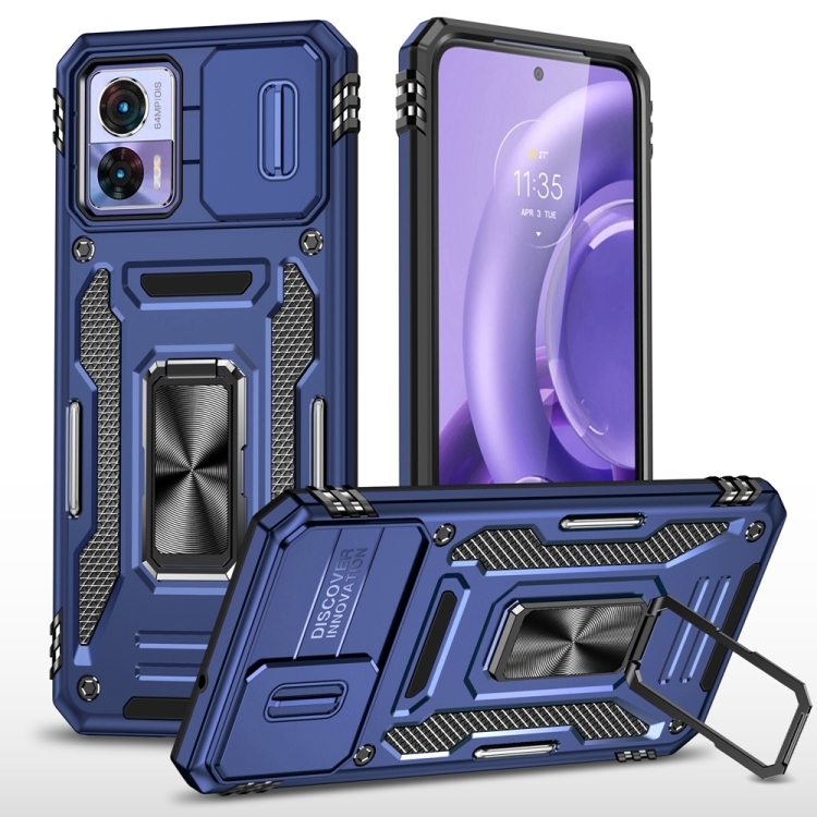 Dexnor Cover Custodia per Samsung Galaxy A53, Protezione Schermo Integrata e Supporto 360