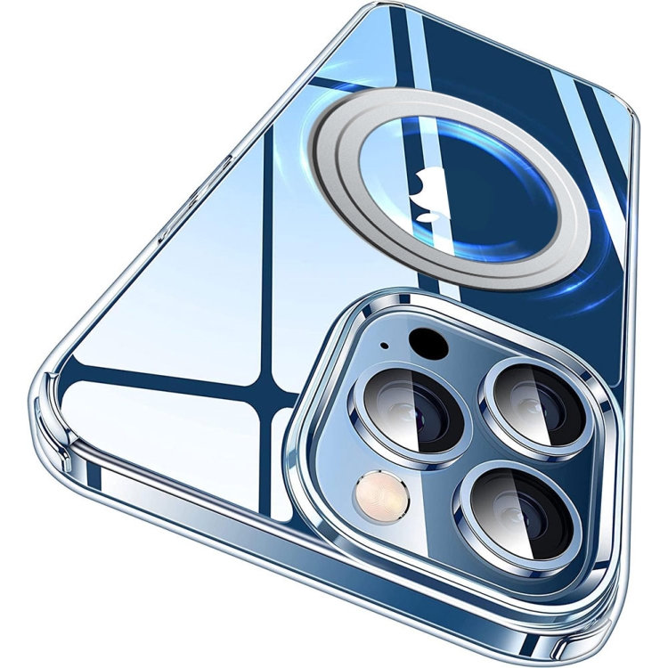

For iPhone 14 Pro LK Crystal Clear MagSafe Magnetic Phone Case(Transparent)