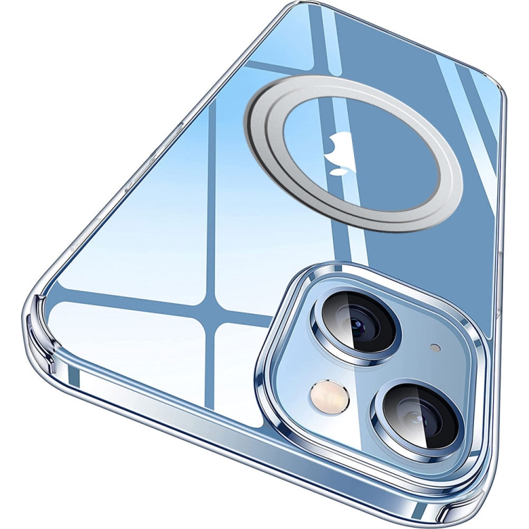 

For iPhone 13 LK Crystal Clear MagSafe Magnetic Phone Case(Transparent)