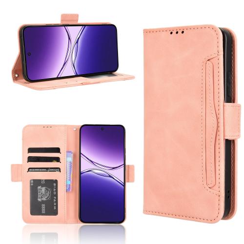 

For OPPO F29 5G Global Skin Feel Calf Texture Card Slots Leather Phone Case(Pink)