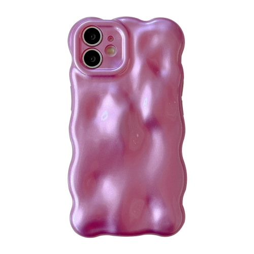

For iPhone 11 Wave Bubbles TPU Phone Case(Pearlescent Purple)