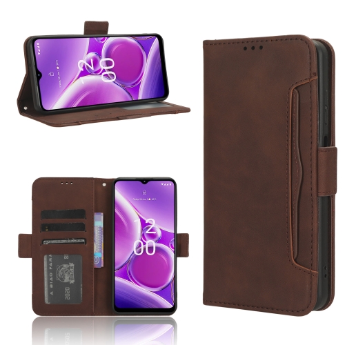 

For Nokia G42 5G Skin Feel Calf Texture Card Slots Leather Phone Case(Brown)