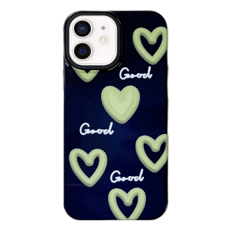 

For iPhone 11 2 in 1 PC + TPU Shockproof Phone Case(Heart)