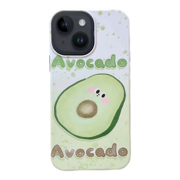 

For iPhone 13 2 in 1 PC + TPU Shockproof Phone Case(Avocado)