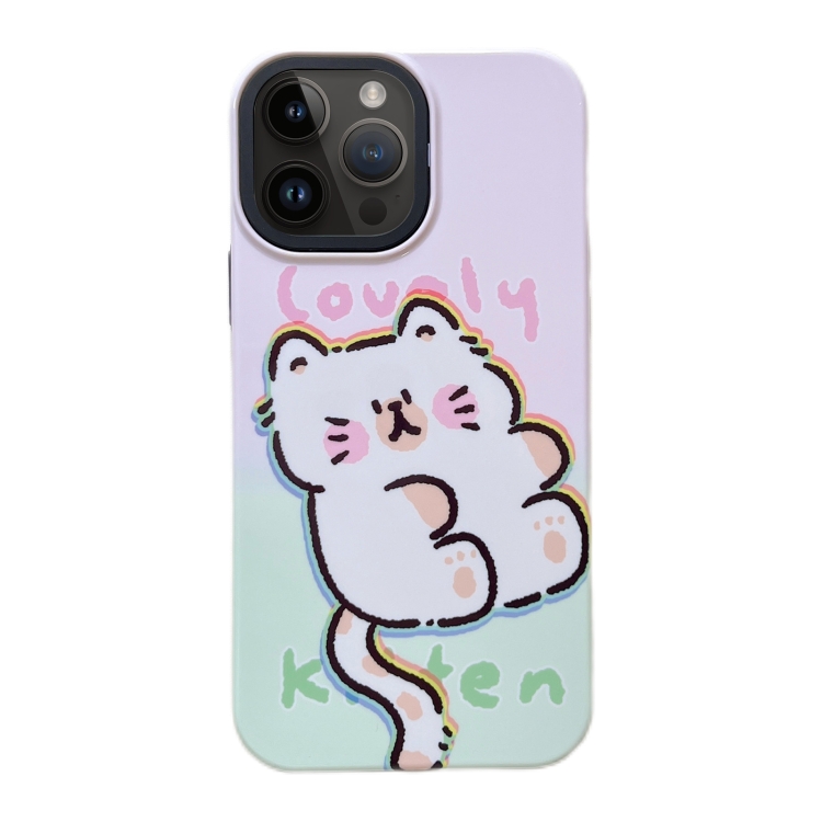 

For iPhone 14 Pro 2 in 1 PC + TPU Shockproof Phone Case(Cat)