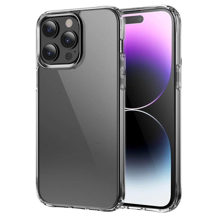 

For iPhone 15 Pro Shockproof Transparent Acrylic Phone Case(Transparent)