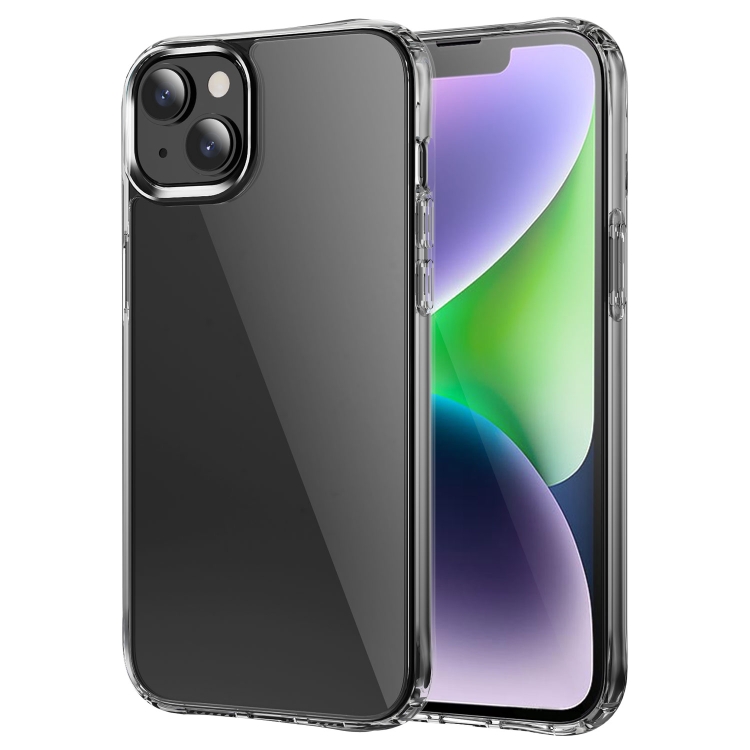 

For iPhone 15 Plus Shockproof Transparent Acrylic Phone Case(Transparent)