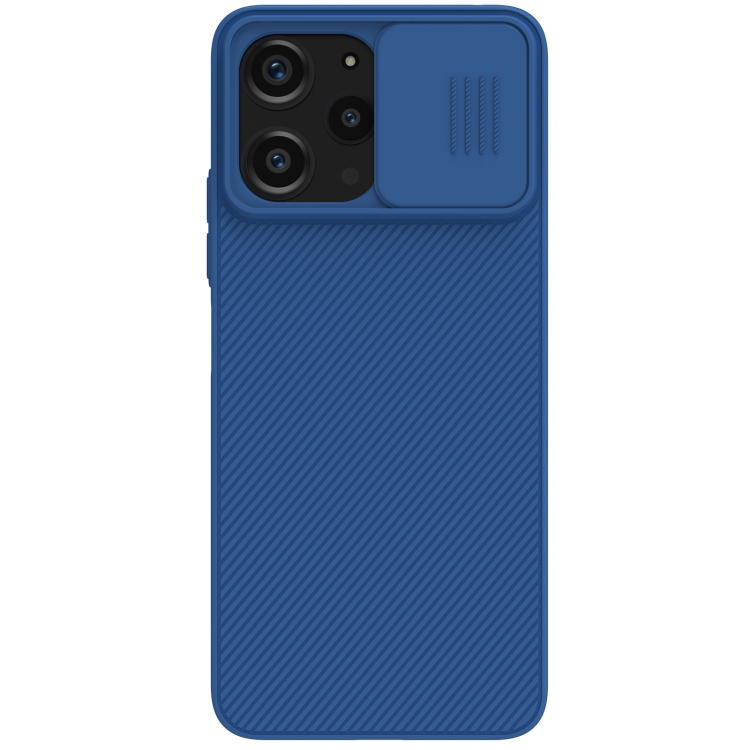 

For Xiaomi Redmi 12 4G / Note 12R 5G NILLKIN Black Mirror Series Camshield PC Phone Case(Blue)