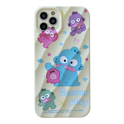 

For iPhone 14 Pro Max 2 in 1 Minimalist Pattem PC Shockproof Phone Case(Clownfish)