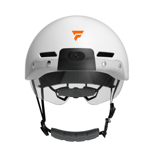 

Foxwear V6 Pro 4K HD Anti-Shake Video Recorder Cycling Smart Helmet, Size: 54-61cm(White)