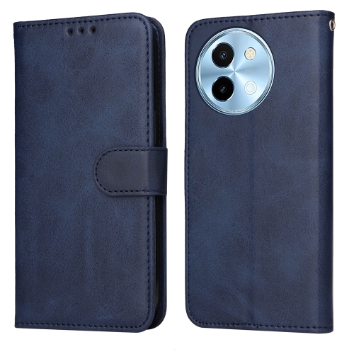 

For vivo Y38 5G / T3x 5G Global Classic Calf Texture Flip Leather Phone Case(Blue)