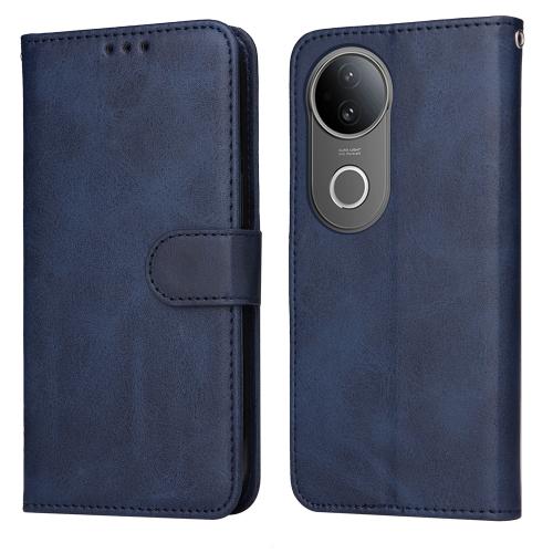 

For vivo S20 Classic Calf Texture Flip Leather Phone Case(Blue)