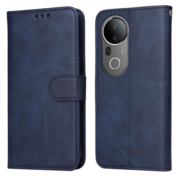 

For vivo S20 Pro Classic Calf Texture Flip Leather Phone Case(Blue)