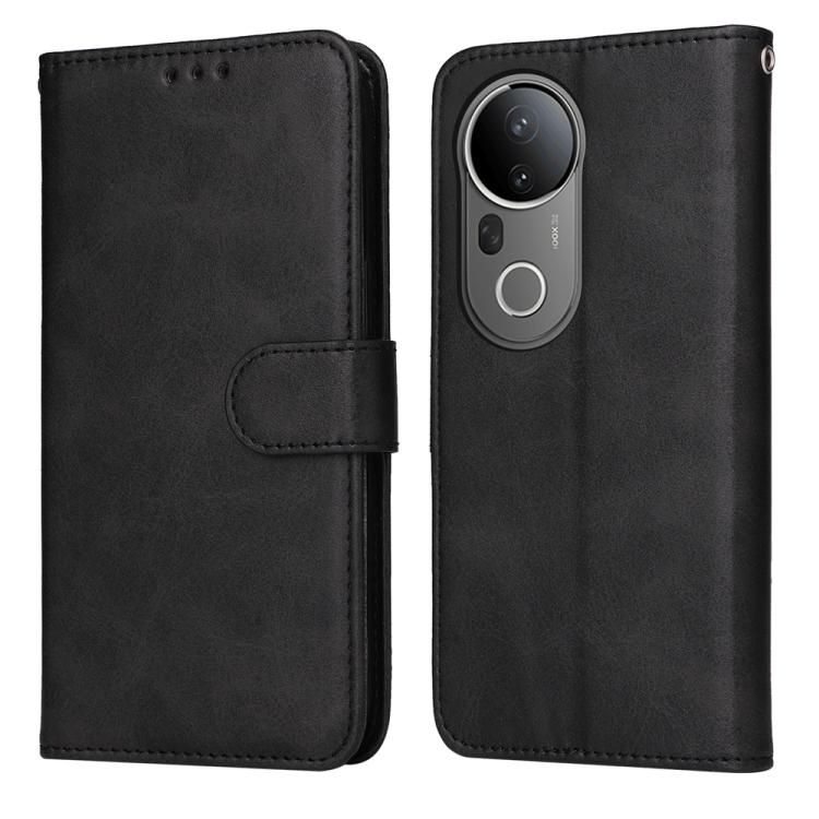 

For vivo S20 Pro Classic Calf Texture Flip Leather Phone Case(Black)