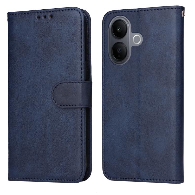 

For vivo V60 Lite 4G / 5G Classic Calf Texture Flip Leather Phone Case(Blue)