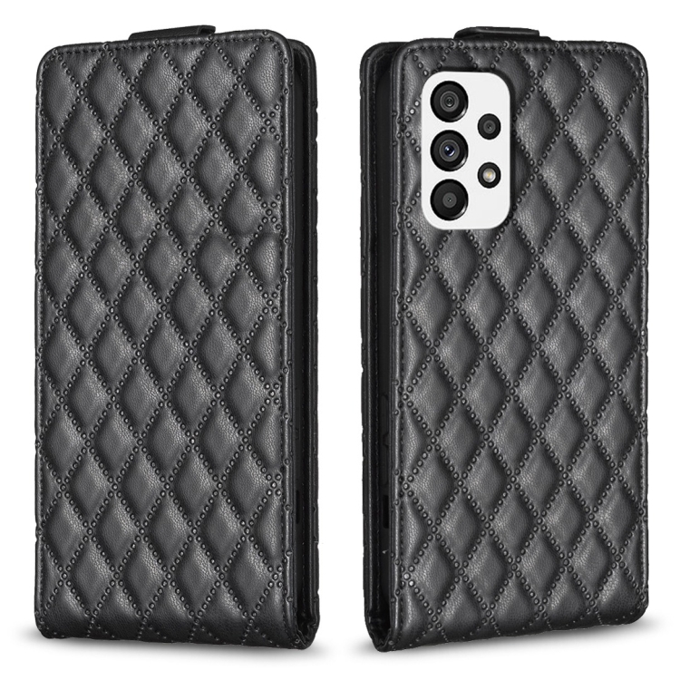 For Samsung Galaxy A72 4G/5G Diamond Lattice Vertical Flip