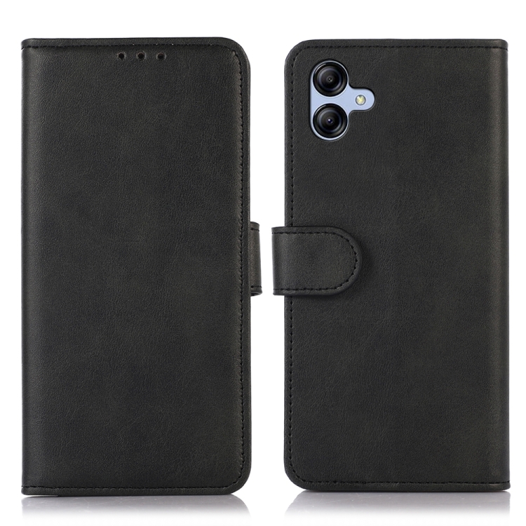 

For Samsung Galaxy A05 4G Cow Texture Leather Phone Case(Black)