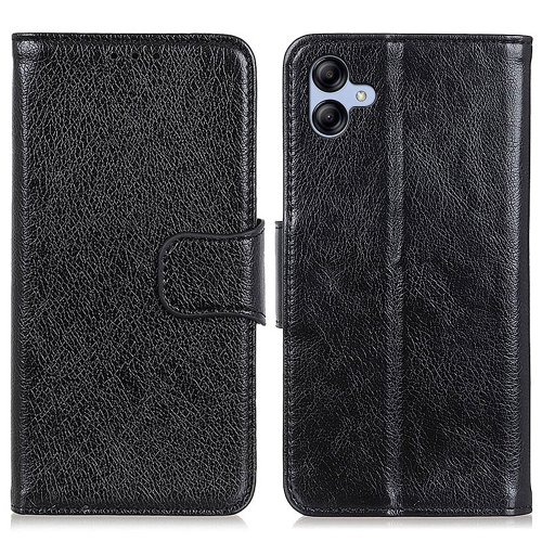 

For Samsung Galaxy A05 4G Nappa Texture Leather Phone Case(Black)