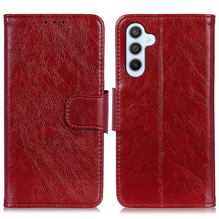 

For Samsung Galaxy A05s 4G Nappa Texture Leather Phone Case(Red)