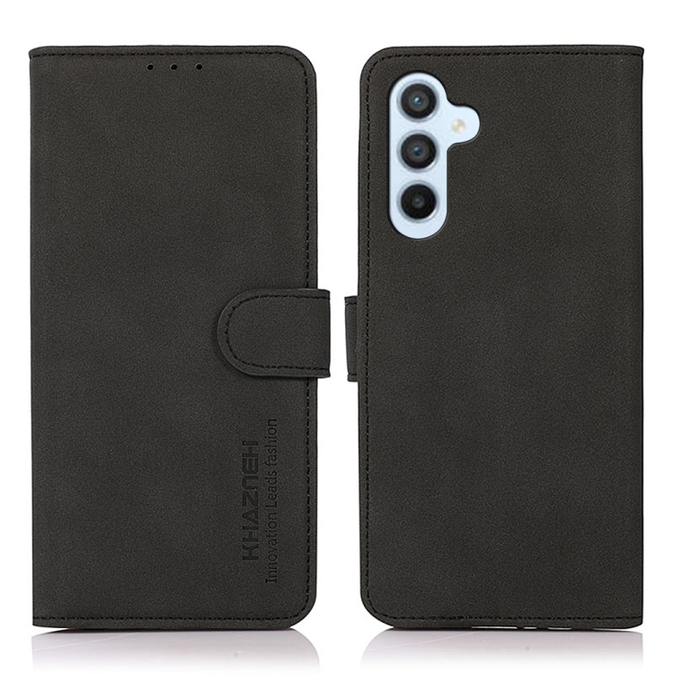 

For Samsung Galaxy A05s 4G KHAZNEH Matte Texture Leather Phone Case(Black)