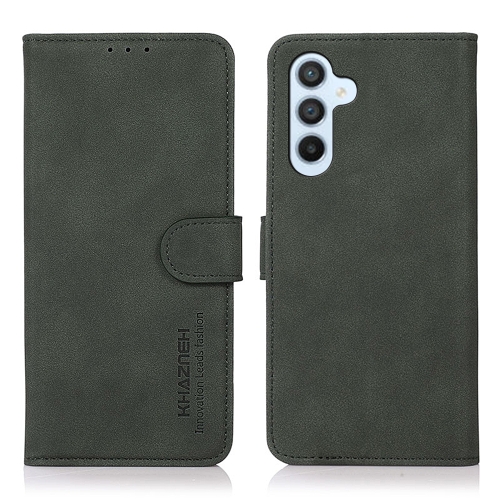 For Samsung Galaxy S24+ 5G KHAZNEH Matte Texture Leather Phone Case(Green)