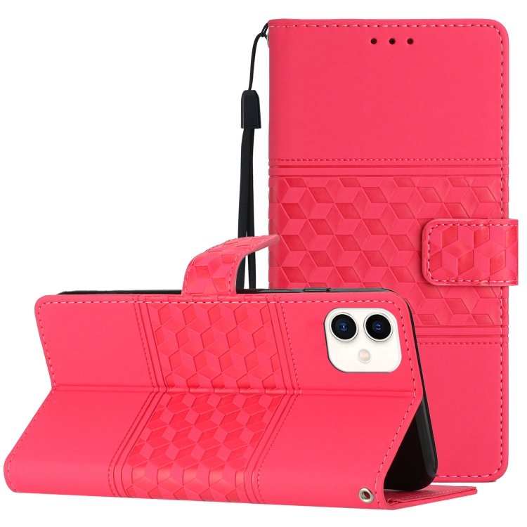 

For Samsung Galaxy A05 Diamond Embossed Skin Feel Leather Phone Case(Red)