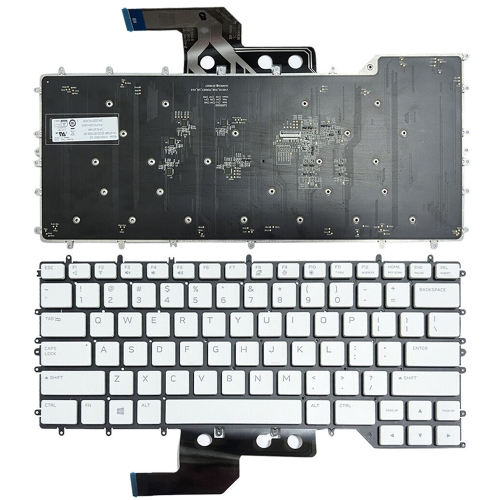 

For Dell Alienware M15 / R3 / R4 US Version RGB Backlight Laptop Keyboard(White 0Y00RH)