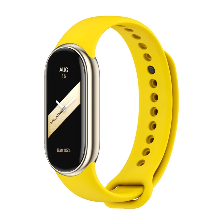 For Xiaomi Smart Band 10 Mijobs Solid Color Silicone Watch