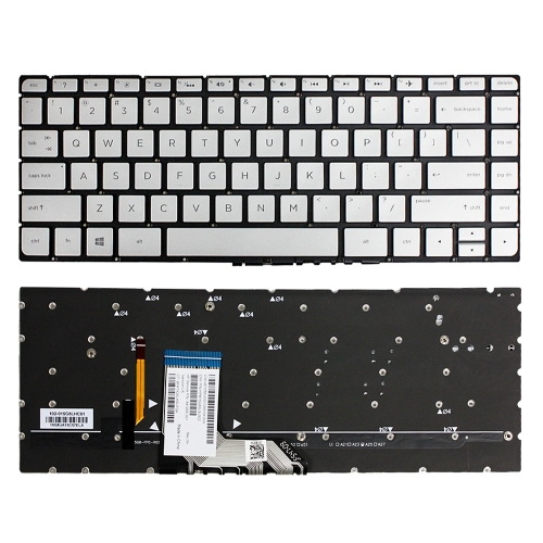 

For HP Spectre 15-AP US Version Laptop Backlight Keyboard(Silver)