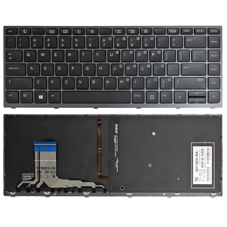 

For HP Zbook Studio G3 Grey Frame US Version Laptop Backlight Keyboard