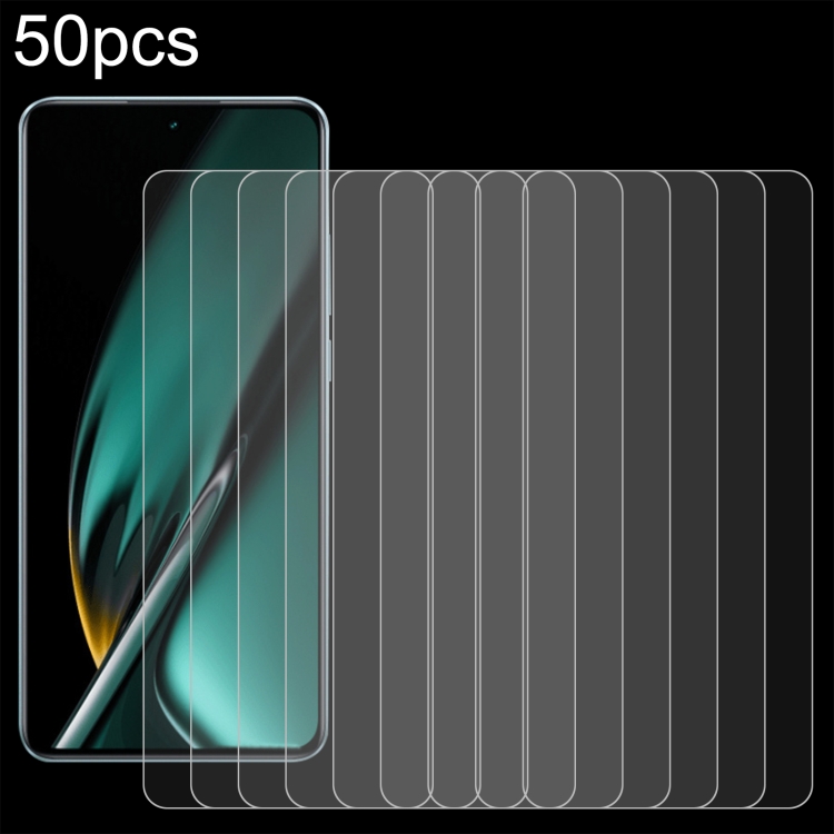 

For OPPO K11 50pcs 0.26mm 9H 2.5D Tempered Glass Film