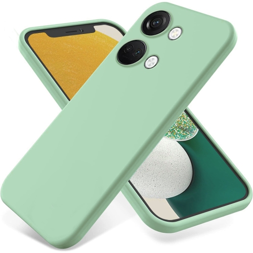 

For OnePlus Nord 3 / Ace 2V Pure Color Liquid Silicone Shockproof Phone Case(Green)