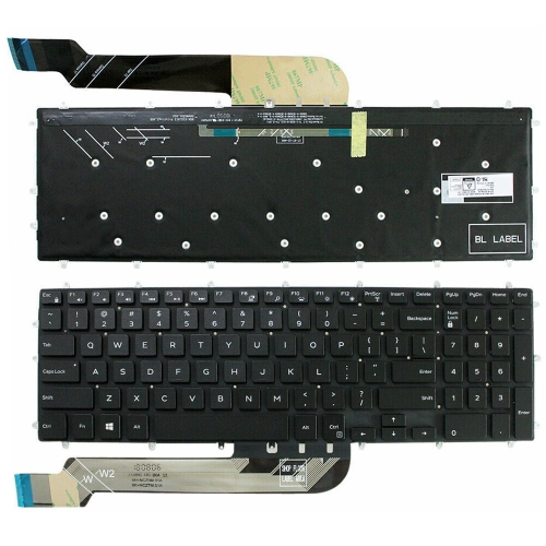 

For Dell Inspiron 15-7566 / 17-7000 Series Laptop Keyboard(Black)