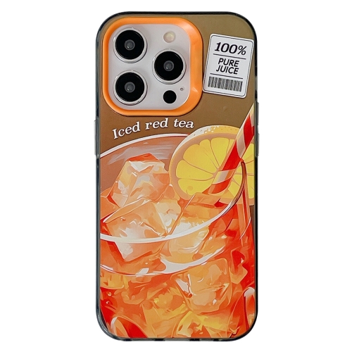 

For iPhone 14 Pro Max Orange TPU Phone Case(Brown)