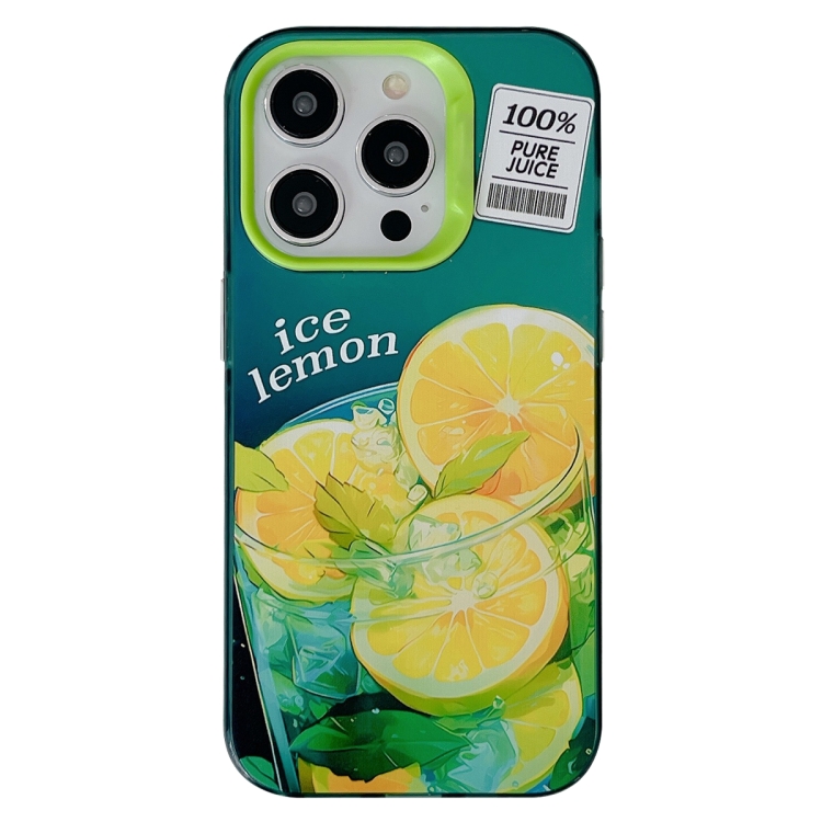 

For iPhone 12 Pro Orange TPU Phone Case(Green)