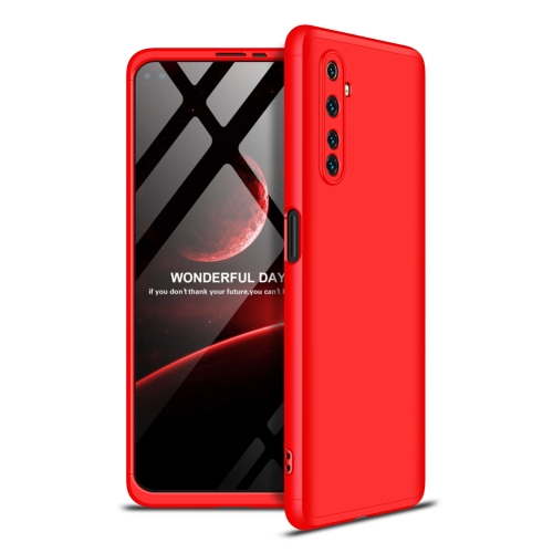 

For OPPO Realme 6 Pro GKK Three Stage Splicing Full Coverage PC Protective Case(Red)