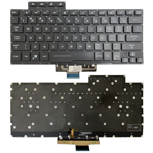 

For ASUS ROG G14 Zephyrus GA401 GA401I US Version Backlight Laptop Keyboard(Black)
